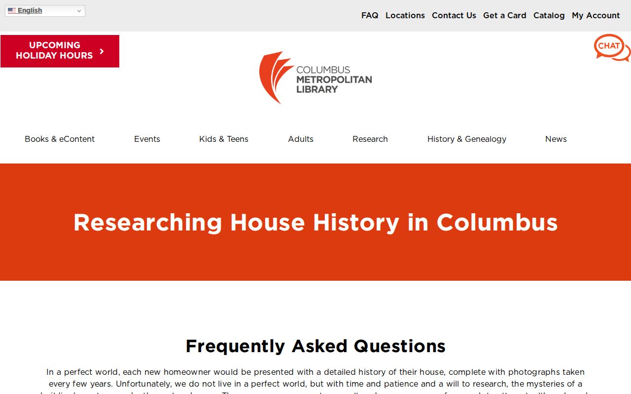 Whitehall city directory CML house-history research page